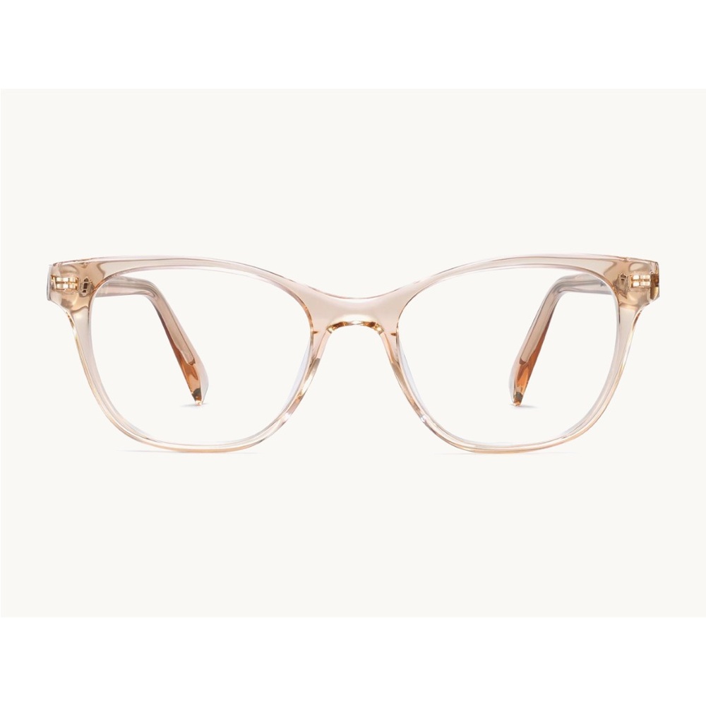 Warby Parker Transparent Tan Glasses